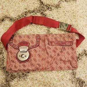 Vintage Guess waist belt purse